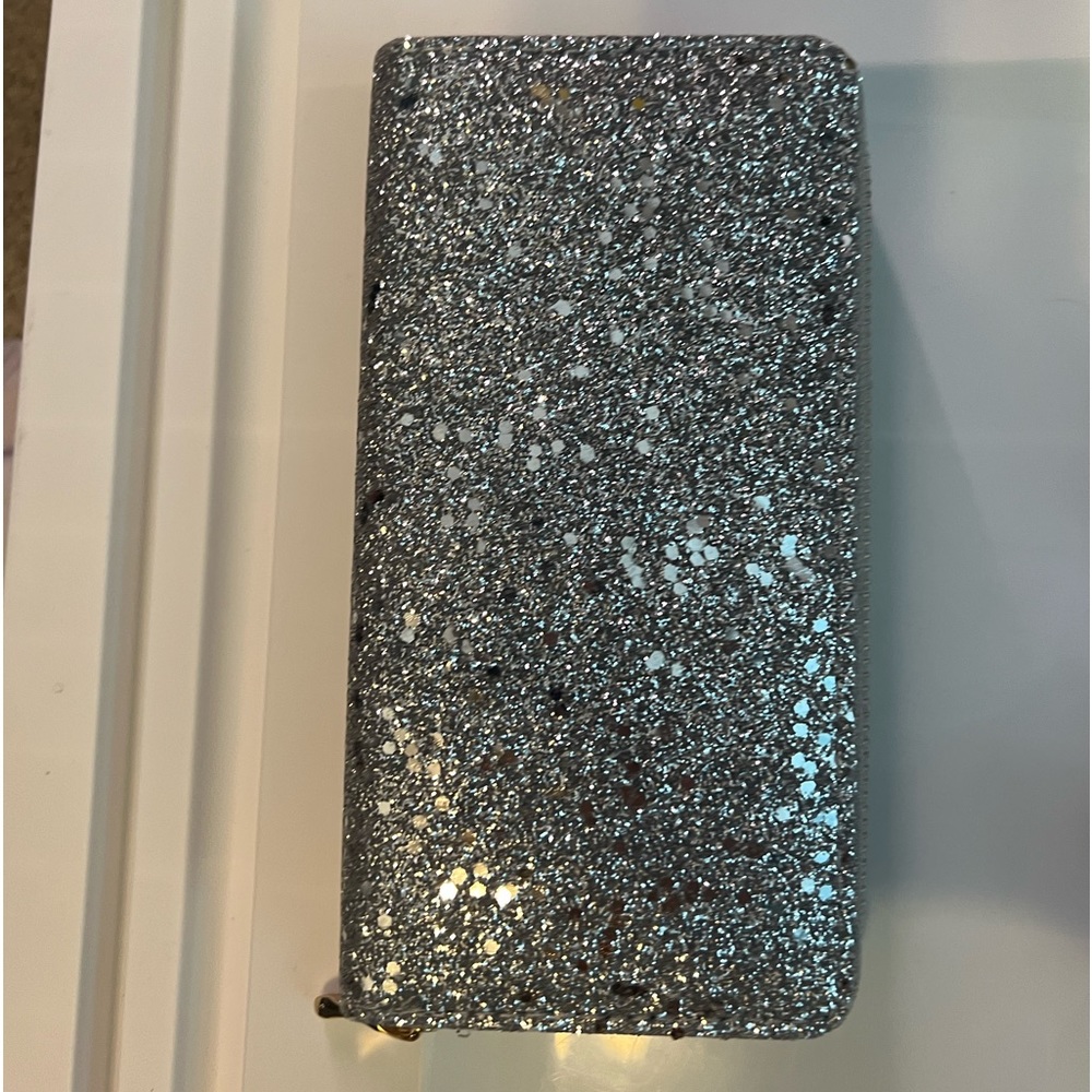 Silver Glitter Wallet